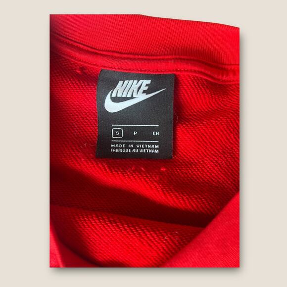 Red and Cheetah Nike Sweatshirt - Picture 4 of 10